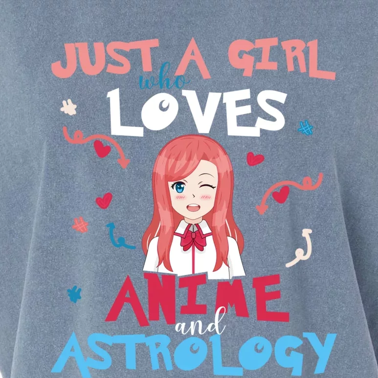 Anime Teen Who Loves Astrology Gift Garment-Dyed Women's Muscle Tee