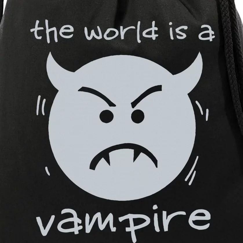 Alternative The World Is A Vampire 90s Grunge Rock Drawstring Bag