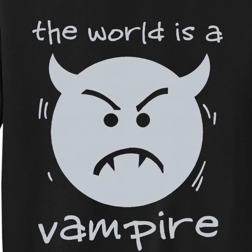 Alternative The World Is A Vampire 90s Grunge Rock Tall Sweatshirt