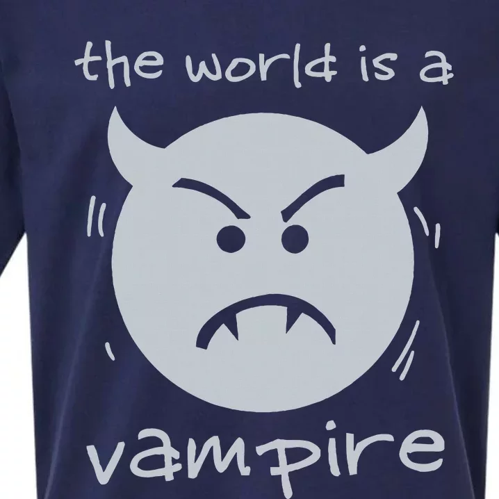 Alternative The World Is A Vampire 90s Grunge Rock Sueded Cloud Jersey T-Shirt