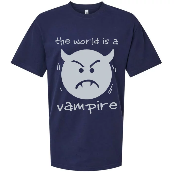 Alternative The World Is A Vampire 90s Grunge Rock Sueded Cloud Jersey T-Shirt