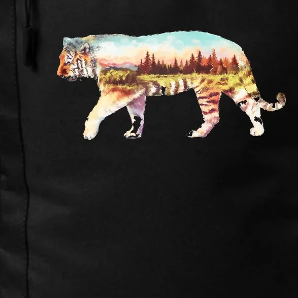 Adventurous Tiger Wilderness Graphic Daily Commute Backpack