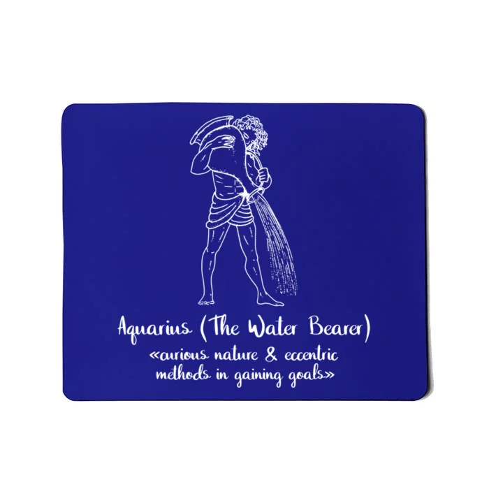 Aquarius The Water Bearer Astrology Zodiac Sign Funny Facts Funny Gift Mousepad