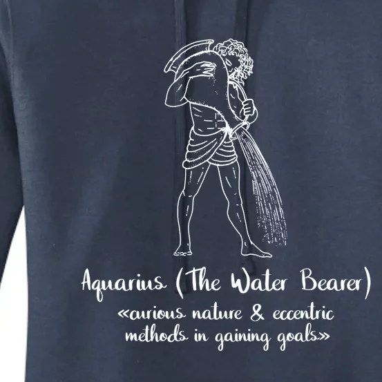 Aquarius The Water Bearer Astrology Zodiac Sign Funny Facts Funny Gift Women's Pullover Hoodie