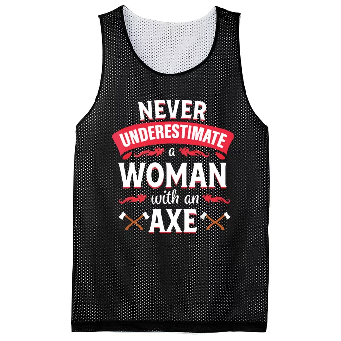 Axe Throwing Women Funny Hatchet Lumberjack Mesh Reversible Basketball Jersey Tank