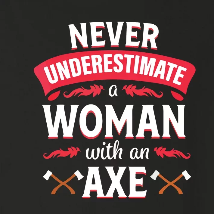 Axe Throwing Women Funny Hatchet Lumberjack Toddler Long Sleeve Shirt