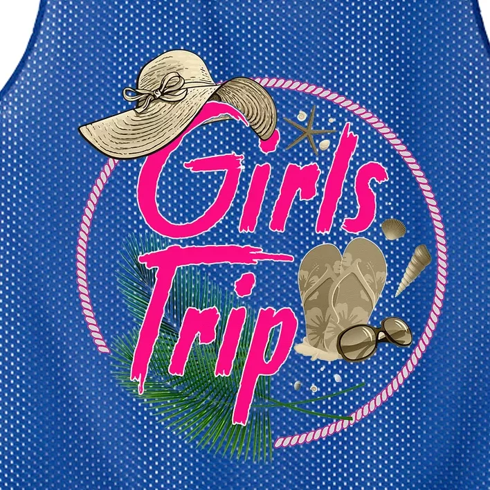 Awesome Trip Women Besties Ladies Cruise Lovers Mesh Reversible Basketball Jersey Tank