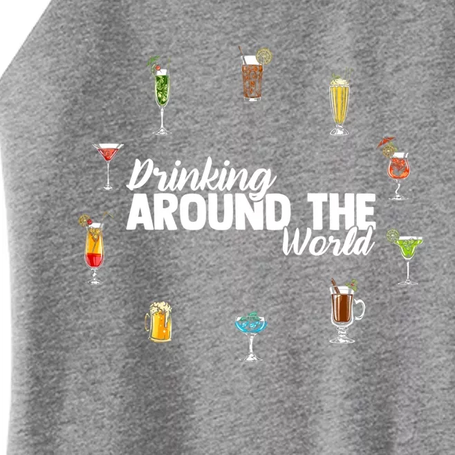 Around The World Ing Lover Alcoholic Beverage Gift Women’s Perfect Tri Rocker Tank