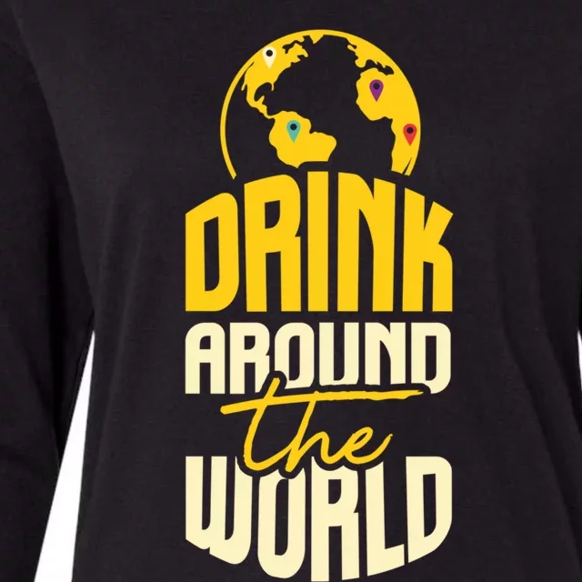 Around The World I Ing Outfit I Ing Funny Gift Womens Cotton Relaxed Long Sleeve T-Shirt