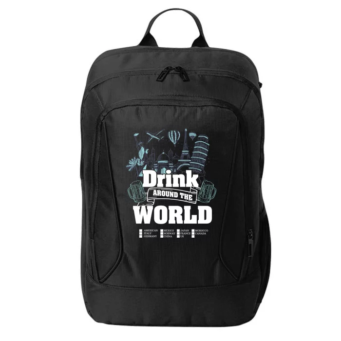 Around The World Traveler Cool Gift City Backpack