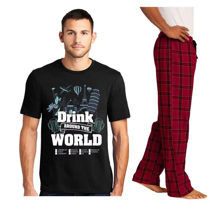 Around The World Traveler Cool Gift Pajama Set