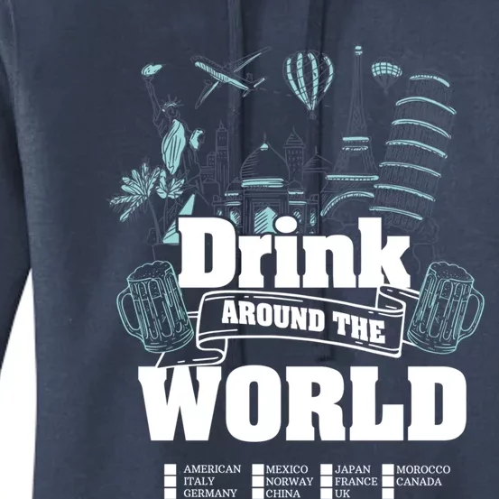 Around The World Traveler Cool Gift Women's Pullover Hoodie