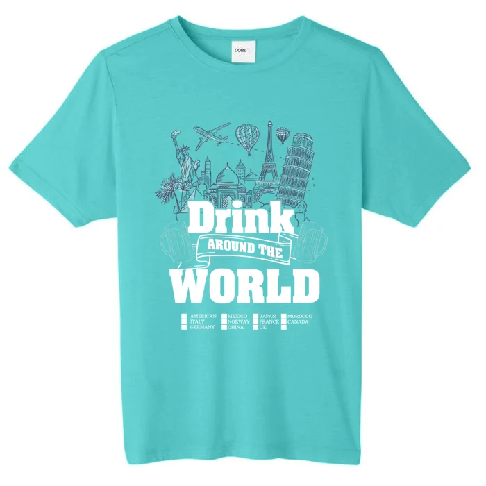 Around The World Traveler Cool Gift ChromaSoft Performance T-Shirt