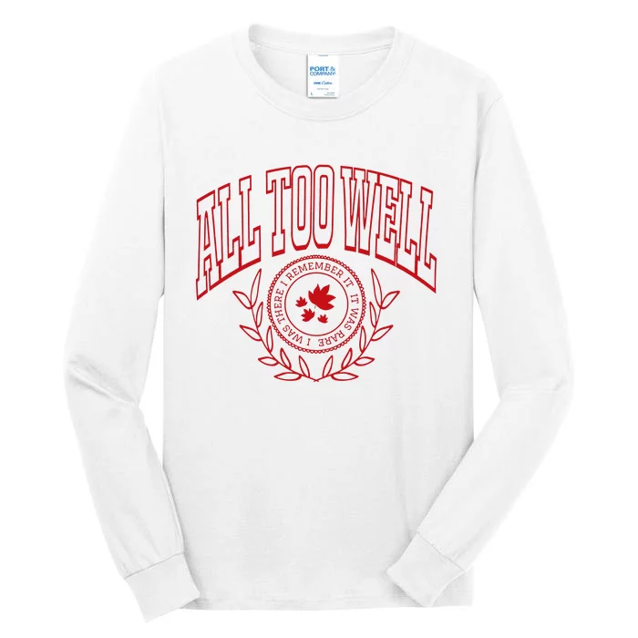 All Too Well Swiftie Tall Long Sleeve T-Shirt