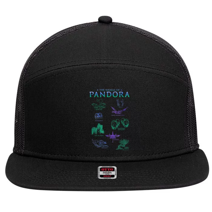 Avatar The World Of Pandora Flora & Fauna 7 Panel Mesh Trucker Snapback Hat