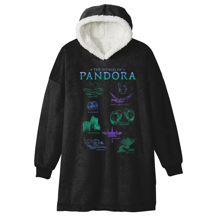 Avatar The World Of Pandora Flora & Fauna Hooded Wearable Blanket