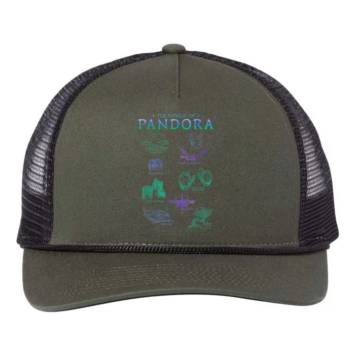 Avatar The World Of Pandora Flora & Fauna Retro Rope Trucker Hat Cap