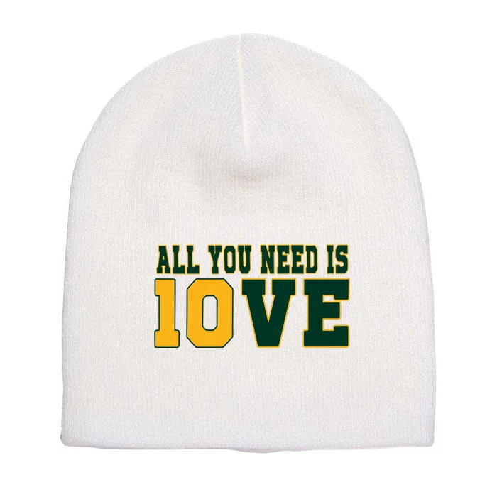 All That You Need Is 10ve Funny 10ve Short Acrylic Beanie