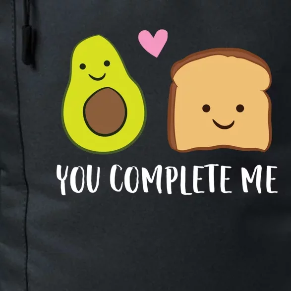 Avocado Toast You Complete Me Valentines Day Avocado Toast Daily Commute Backpack