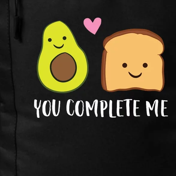 Avocado Toast You Complete Me Valentines Day Avocado Toast Daily Commute Backpack