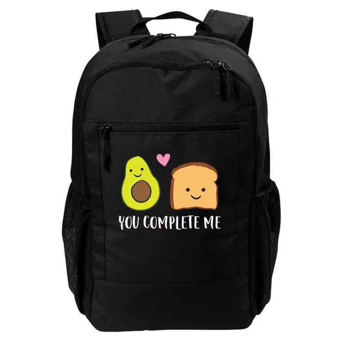 Avocado Toast You Complete Me Valentines Day Avocado Toast Daily Commute Backpack