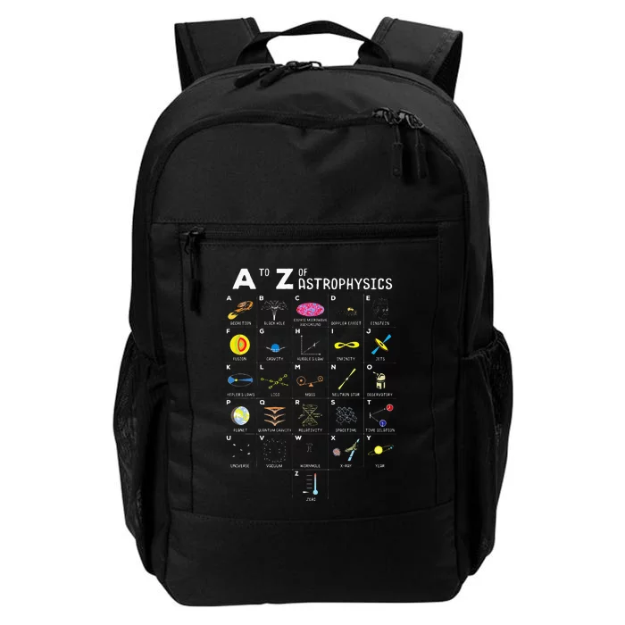 A To Z Funny Astronomy Lover Astrophysics Astronomer Gift Daily Commute Backpack