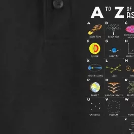 A To Z Funny Astronomy Lover Astrophysics Astronomer Gift Dry Zone Grid Performance Polo