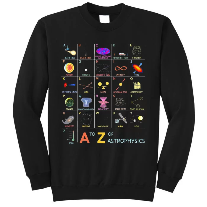 A To Z Funny Astronomy Lover Astrophysics Astronomer Sweatshirt