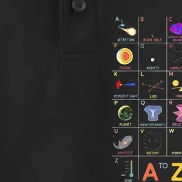 A To Z Funny Astronomy Lover Astrophysics Astronomer Dry Zone Grid Performance Polo