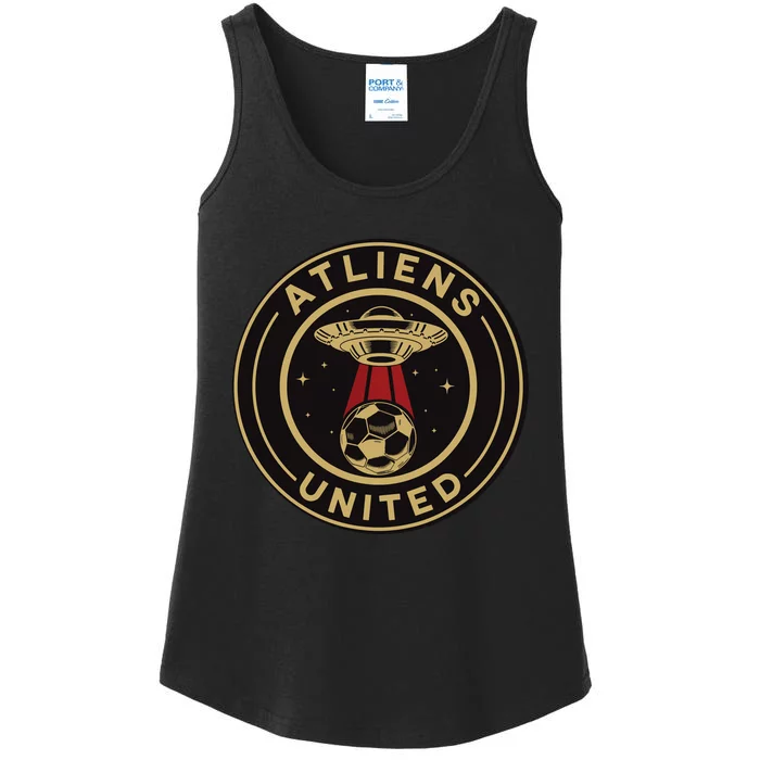 Atliens United 404 United Atlanta Soccer Fan Jersey Funny Ladies Essential Tank