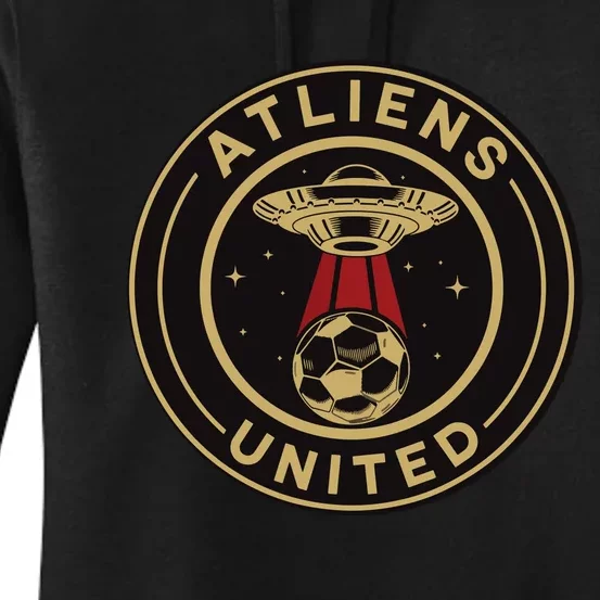 Atliens United 404 United Atlanta Soccer Fan Jersey Funny Women's Pullover Hoodie