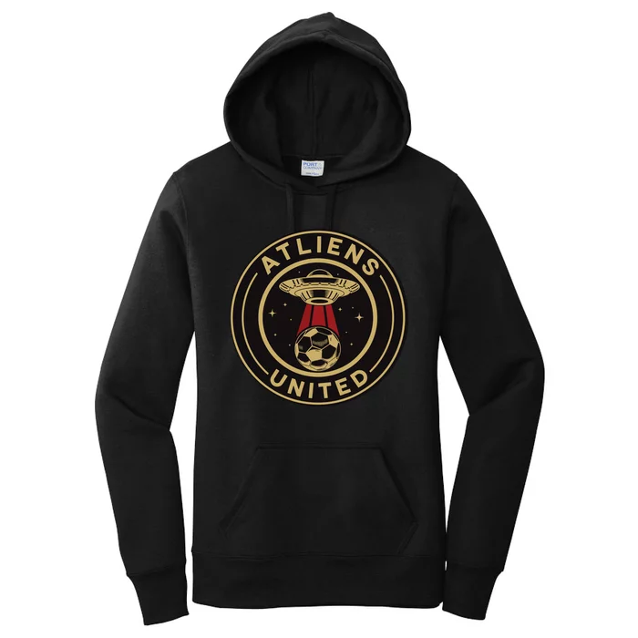 Atliens United 404 United Atlanta Soccer Fan Jersey Funny Women's Pullover Hoodie