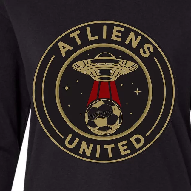 Atliens United 404 United Atlanta Soccer Fan Jersey Funny Womens Cotton Relaxed Long Sleeve T-Shirt