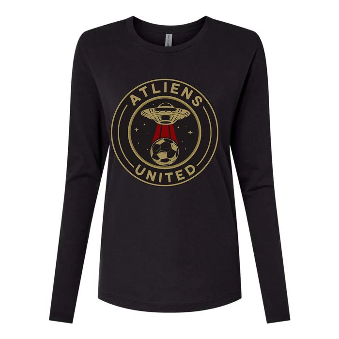 Atliens United 404 United Atlanta Soccer Fan Jersey Funny Womens Cotton Relaxed Long Sleeve T-Shirt