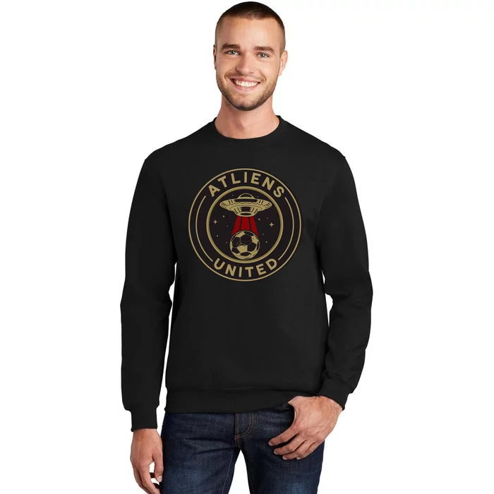 Atliens United 404 United Atlanta Soccer Fan Jersey Funny Tall Sweatshirt