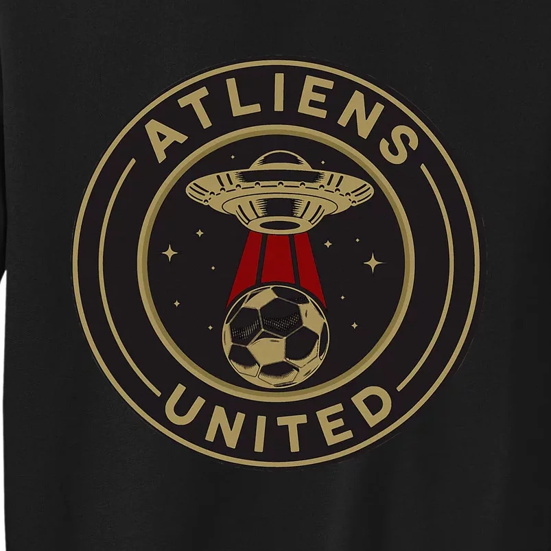 Atliens United 404 United Atlanta Soccer Fan Jersey Funny Tall Sweatshirt