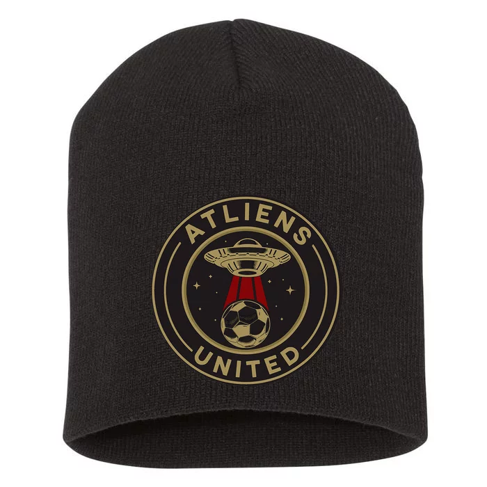 Atliens United 404 United Atlanta Soccer Fan Jersey Funny Short Acrylic Beanie