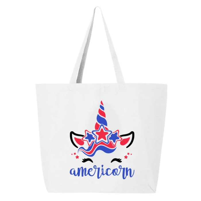 American Unicorn 4th Of July 25L Jumbo Tote