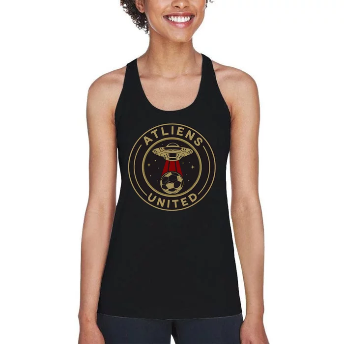 Atliens United 404 United Atlanta Soccer Fan Jersey Women's Racerback Tank