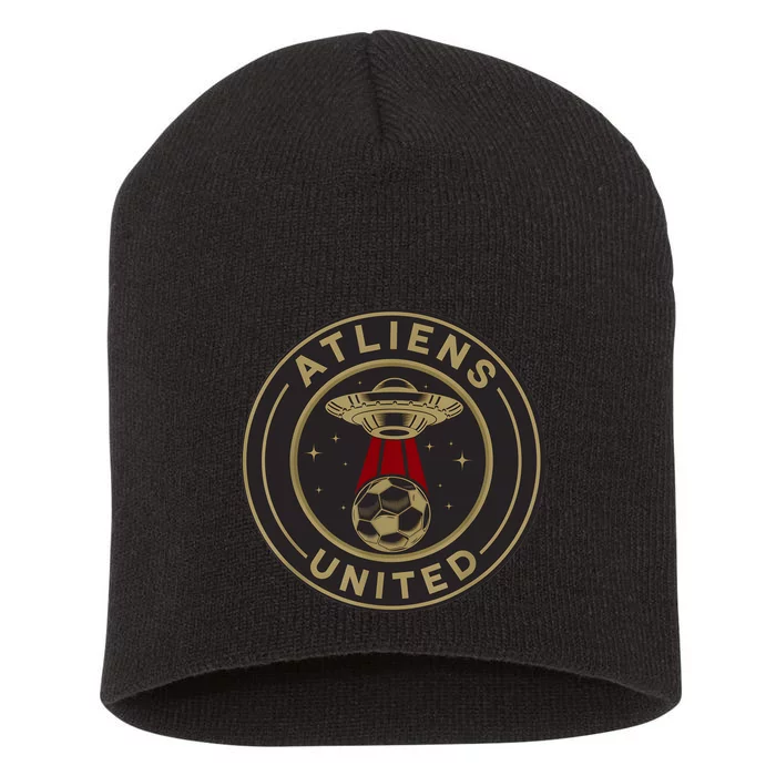 Atliens United 404 United Atlanta Soccer Fan Jersey Funny Short Acrylic Beanie