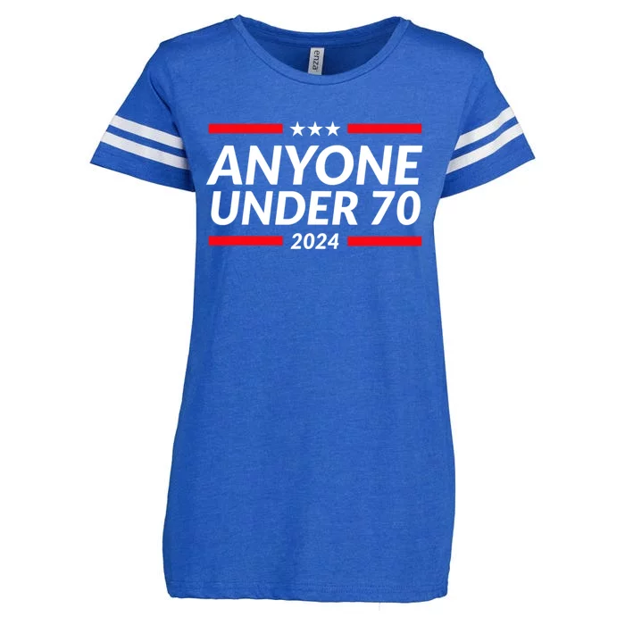 Anyone Under 70 For President 2024 Funny Election Enza Ladies Jersey Football T-Shirt