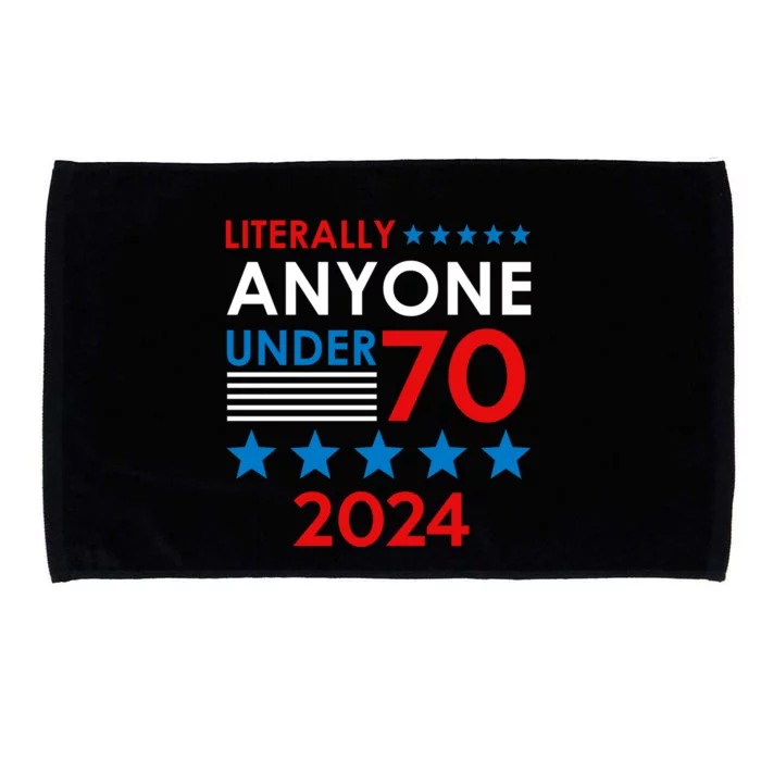 Anyone Under 80 70 2024 Election President Congress Term Microfiber Hand Towel