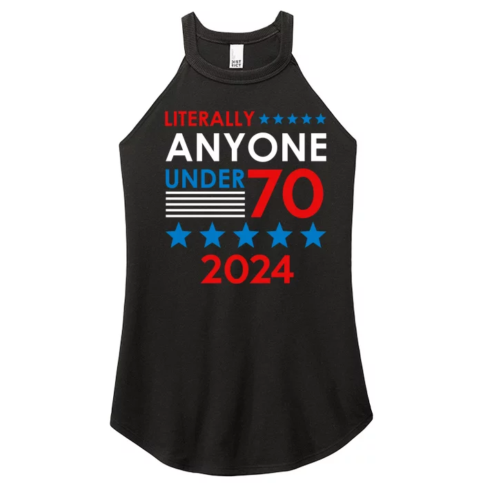 Anyone Under 80 70 2024 Election President Congress Term Women’s Perfect Tri Rocker Tank