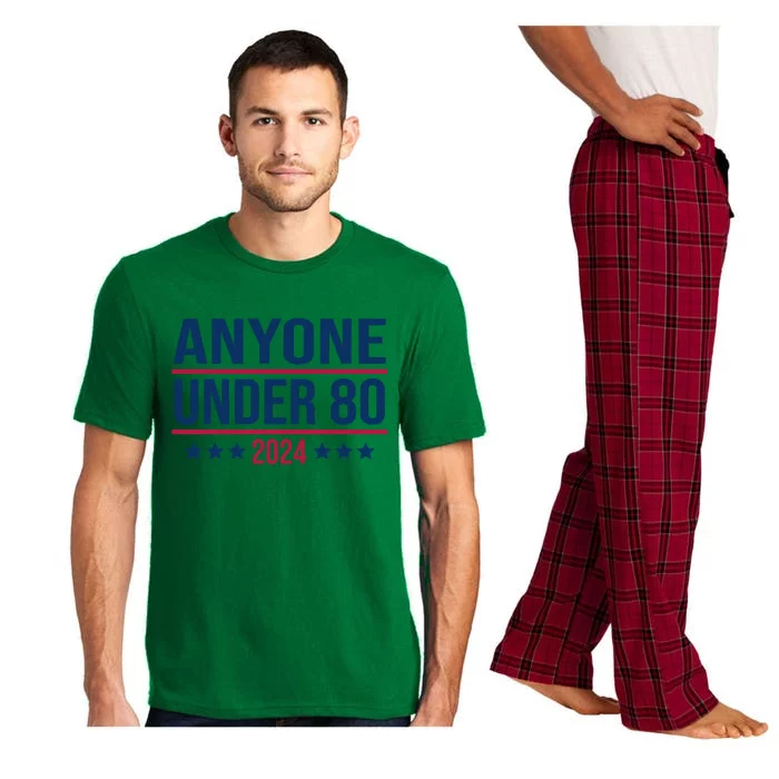 Anyone Under 80 2024 Funny President Election Vote Pajama Set