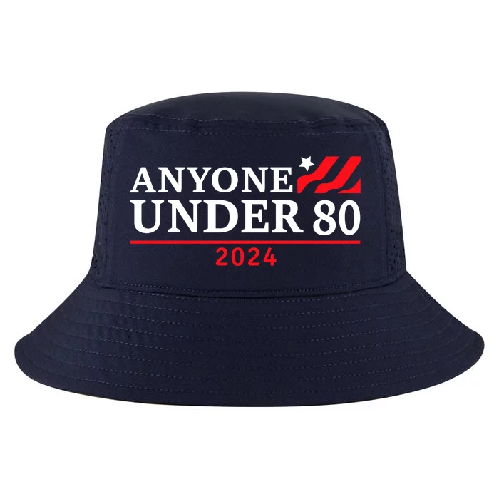 Anyone Under 80 2024 Funny Sarcastic Cool Comfort Performance Bucket Hat