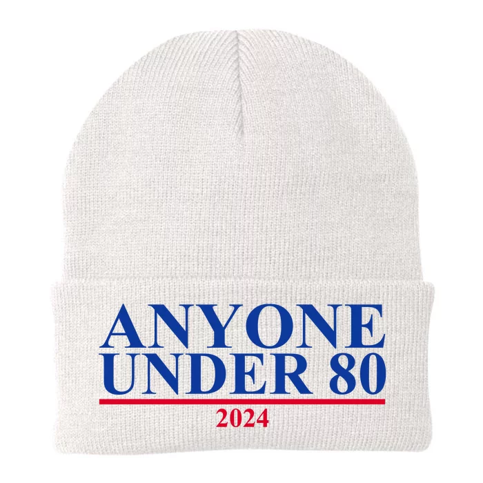 Anyone Under 80 Funny 2024 Election Knit Cap Winter Beanie