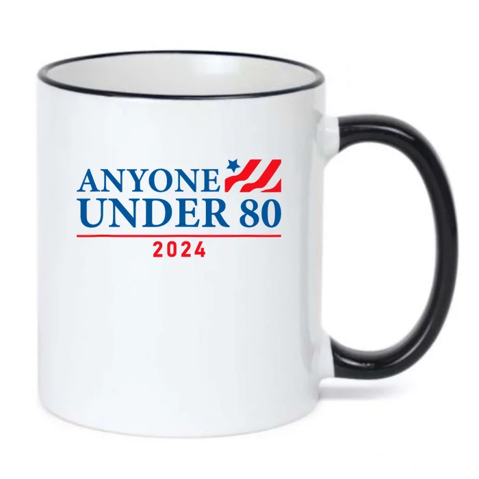 Anyone Under 80 2024 FUNNY Black Color Changing Mug