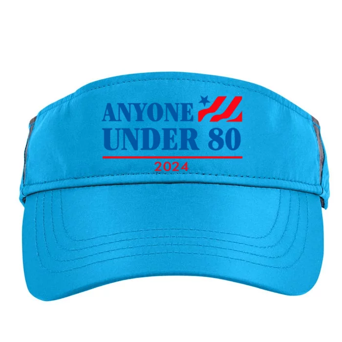 Anyone Under 80 2024 Funny Adult Drive Performance Visor