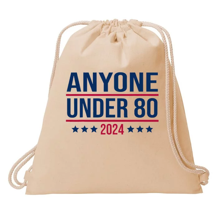 Anyone Under 80 2024 President Election Vote Drawstring Bag