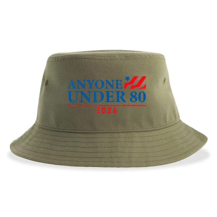 Anyone Under 80 2024 FUNNY Sustainable Bucket Hat